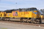 UP 8374 (SD70ACe) at West Colton CA. 12/31/2009